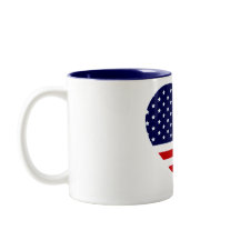 Tasse de MAMAN de COEUR de PATRIOTE