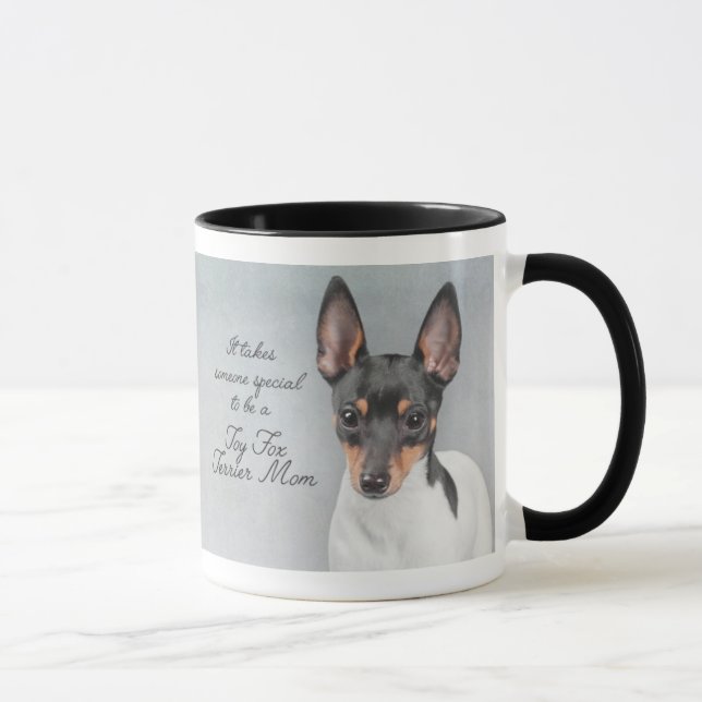 Tasse de maman de Fox Terrier de jouet (Droite)