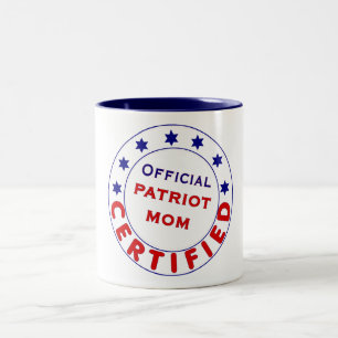 Tasse de maman de patriote certifiée par