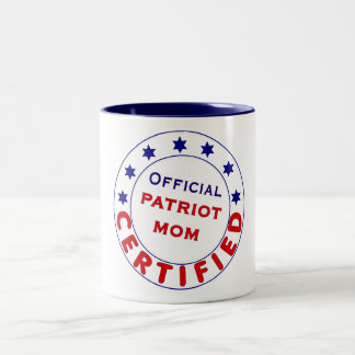 Tasse de maman de patriote certifiée par