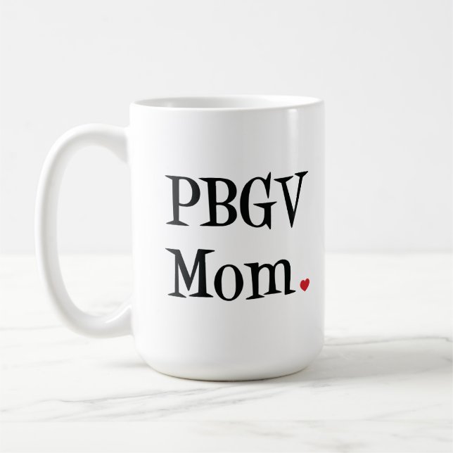 Tasse de maman de PBGV (Gauche)