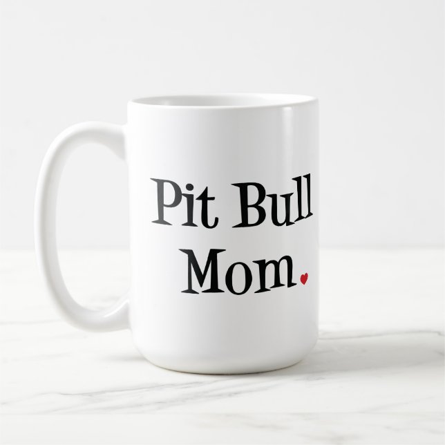 Tasse de maman de pitbull (Gauche)