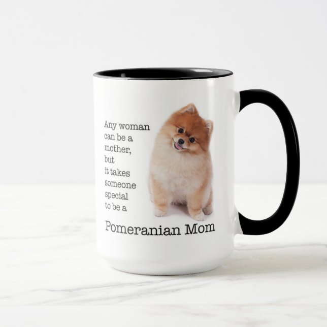 Tasse de maman de Pomeranian (Droite)
