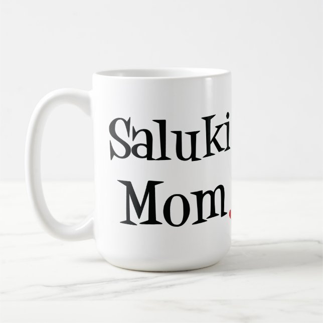 Tasse de maman de Saluki (Gauche)