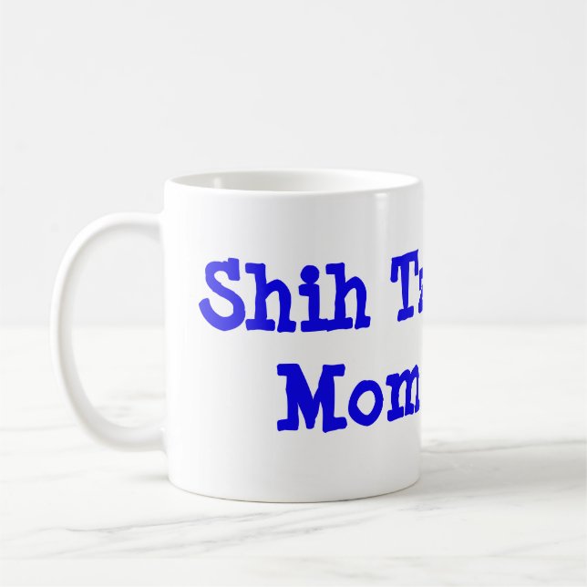 Tasse de maman de Shih Tzu (Gauche)