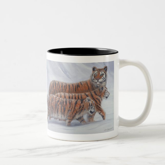Tasse de maman de tigre et de café de CUB (Droit)