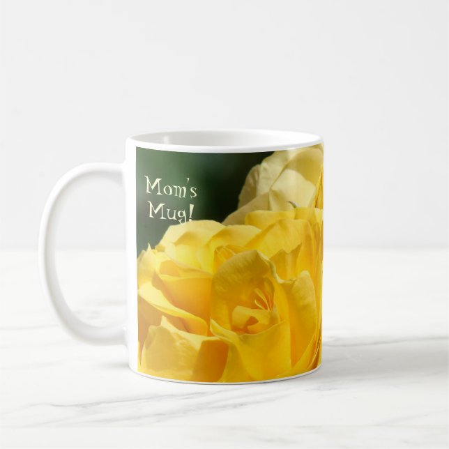 Tasse de maman ! Tasse à café Mug Fleurs de rose j (Gauche)