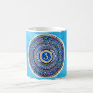 Tasse de mandala de Chakra de troisième oeil
