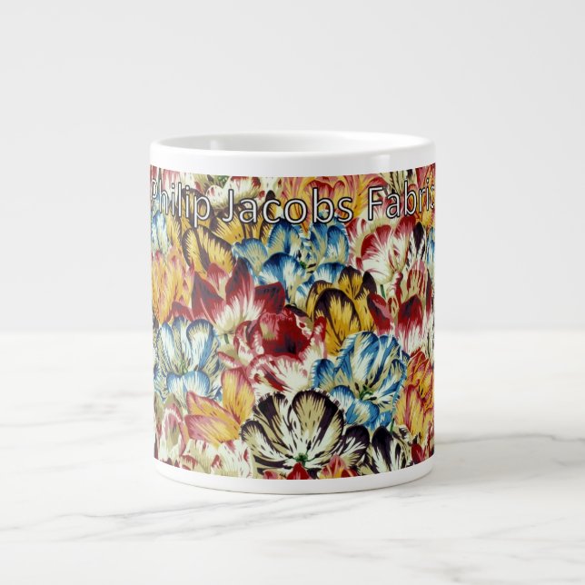 Tasse de "manie de tulipe" de tissu de Philip (Devant)