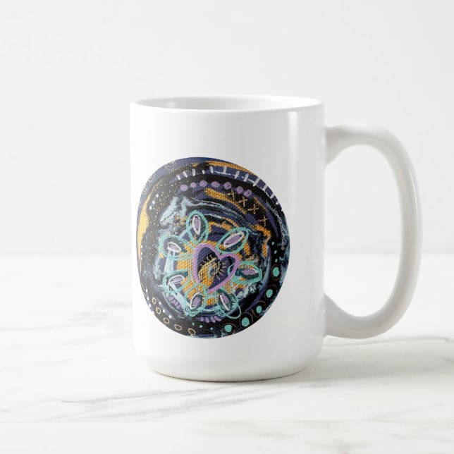 Tasse de mantra Inner Knowing avec portail de priè (Droite)