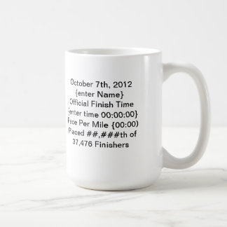 - Tasse de marathon - ville customisée de Chicago