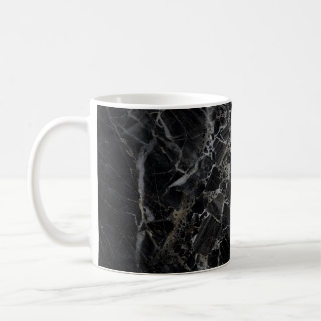 Tasse de marbre noire (Gauche)
