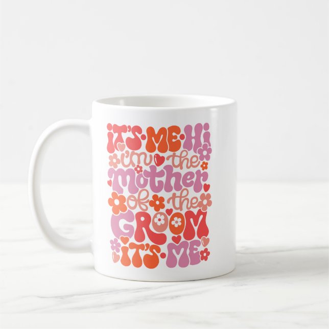 Tasse de mariage adorable pour la mère du marié (Gauche)