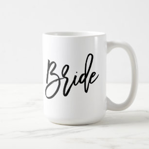 Tasse de mariage de jeune mariée