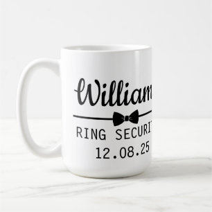 Tasse de mariage personnalisée avec nom et date de
