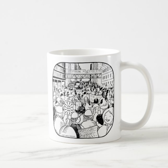Tasse de mars Chicago des femmes (Droite)