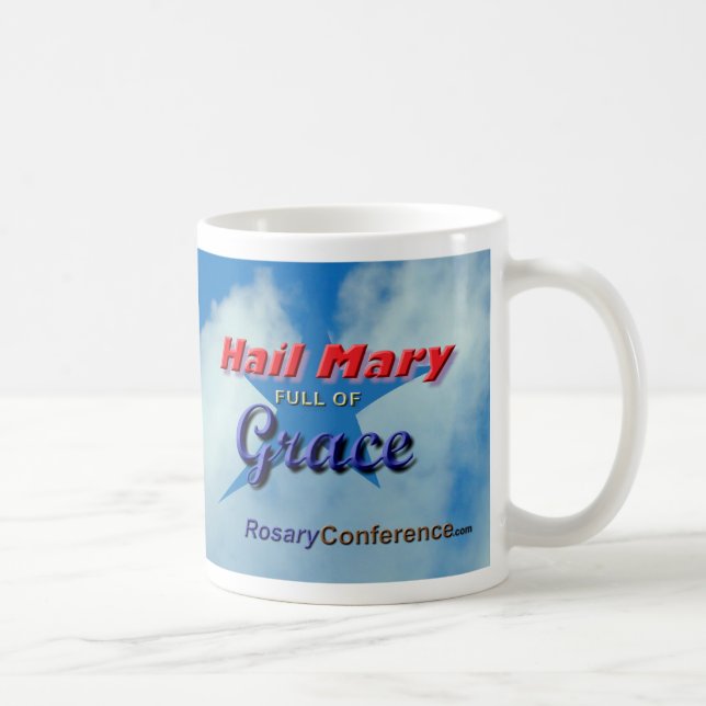 Tasse de Mary de grêle de bleu de ciel (Droite)