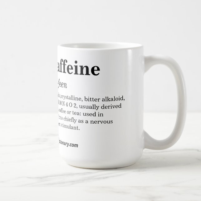 tasse de matin de Dictionary.com (Droite)