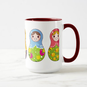 Tasse de Matrioshka de Russe (Matreshka)