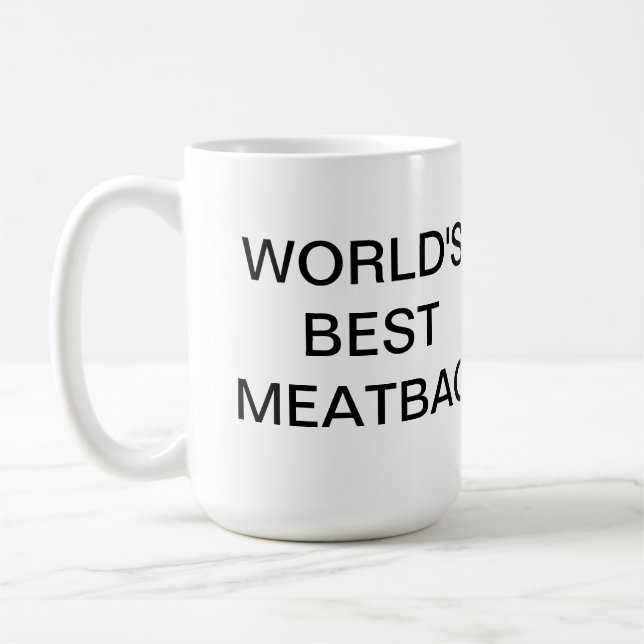 Tasse de Meatbag du monde d'ICWXP la meilleure (Gauche)