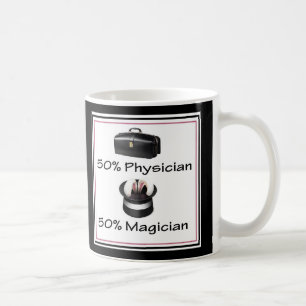 Tasse de médecin 50% magicien 50% médecin