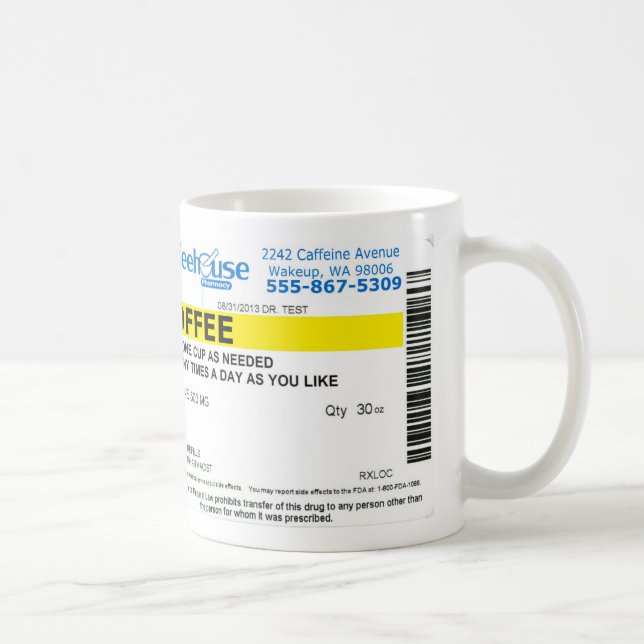 Tasse de Meds de café (Droite)