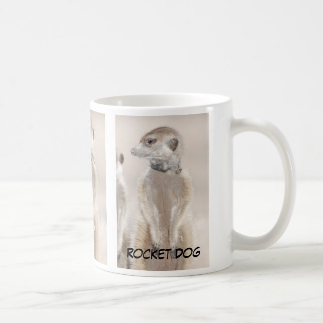 Tasse de meerkat de chien de Rocket (Droite)