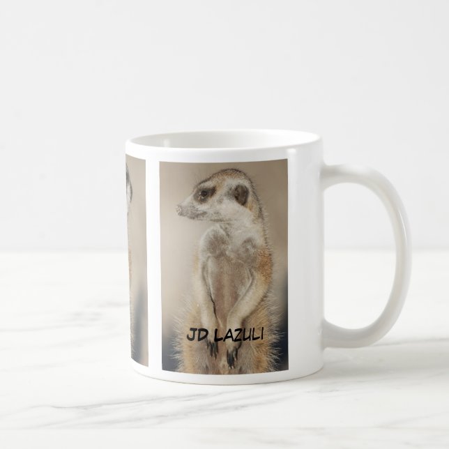 Tasse de meerkat de lazulite de JD (Droite)