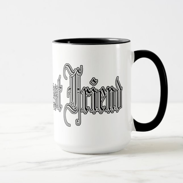 tasse de meilleur ami de world (Droite)