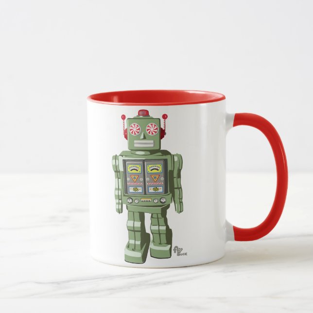 Tasse de menthe de robot de jouet (Droite)