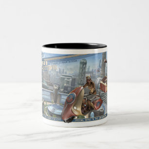 Tasse de messagerie de Retropolis