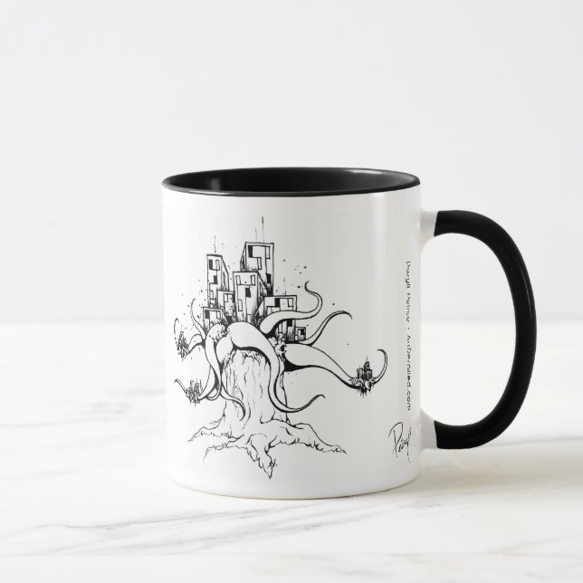 Tasse de métamorphose de perspective (Droite)