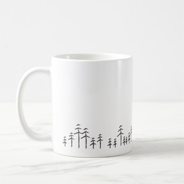 Tasse de minimaliste de Treescape (Gauche)