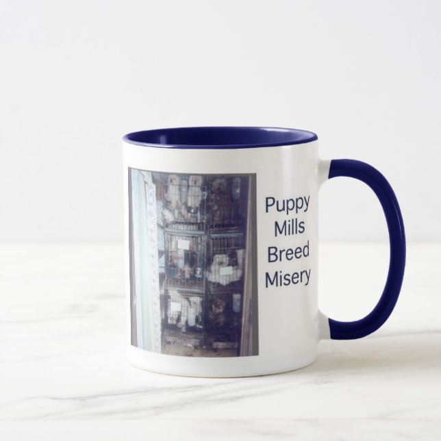 Tasse de misère de race de moulins de chiot (Droite)
