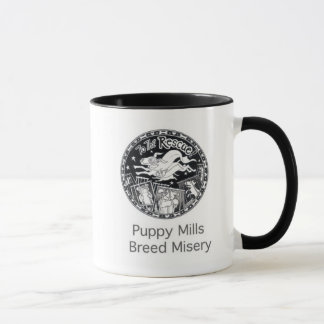 Tasse de misère de race de moulins de chiot