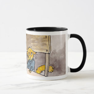 Tasse de moineau et de gingembre
