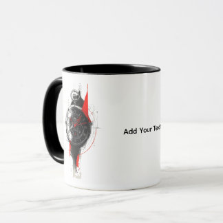 Tasse de montre de poche Trash Polka abstraite