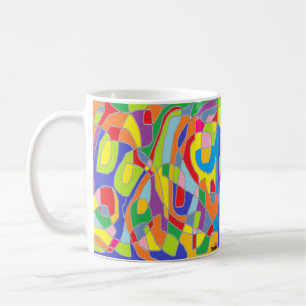 tasse de mosaïque colorée un soupçon d'Afrique du