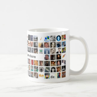 Tasse de mosaïque de gazouillement - customisée