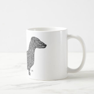 Tasse de motif de teckel