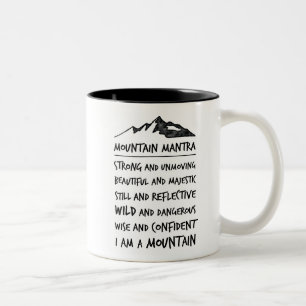 Tasse de motivation - incantation de montagne
