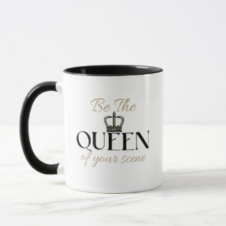 Tasse de motivation personnelle « Soyez la Reine d