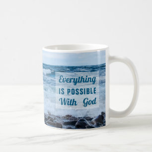 Tasse de motivation pour la plage Tout est possibl