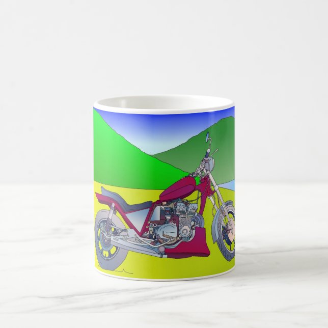 Tasse de motocyclette (Centre)