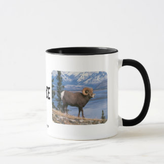 TASSE DE MOUFLONS D'AMÉRIQUE