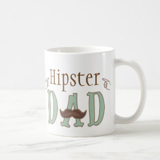 Tasse de moustache de papa de hippie de fête des