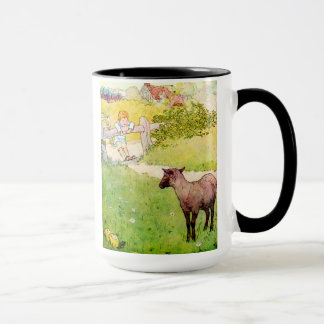 Tasse de moutons noirs de bêlement de bêlement