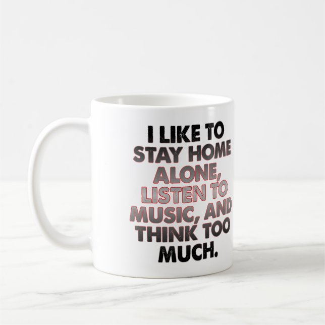 Tasse de Mug Drôle de Citation d'Introverti qui Pe (Gauche)