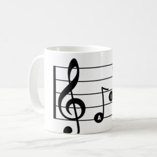 Tasse de musical de chanteur d'alto