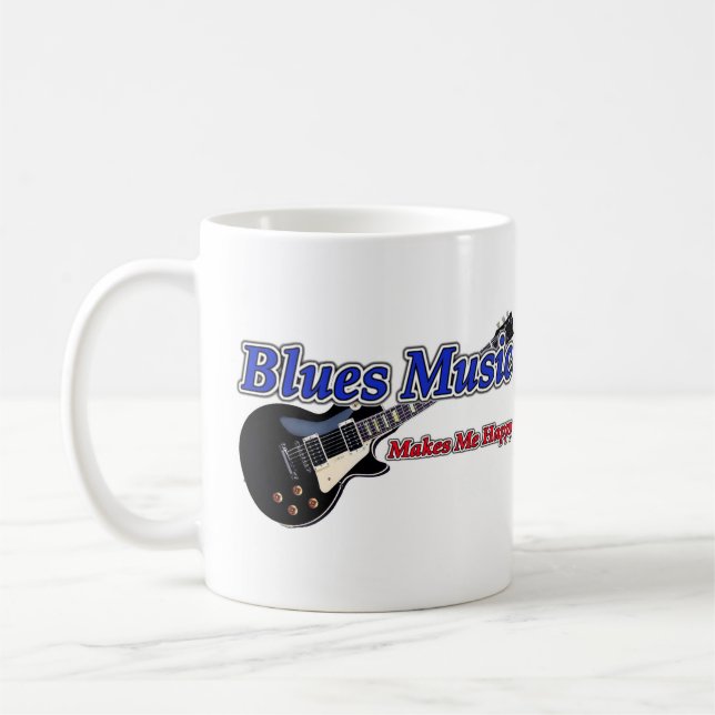 Tasse de musique de bleus (Gauche)